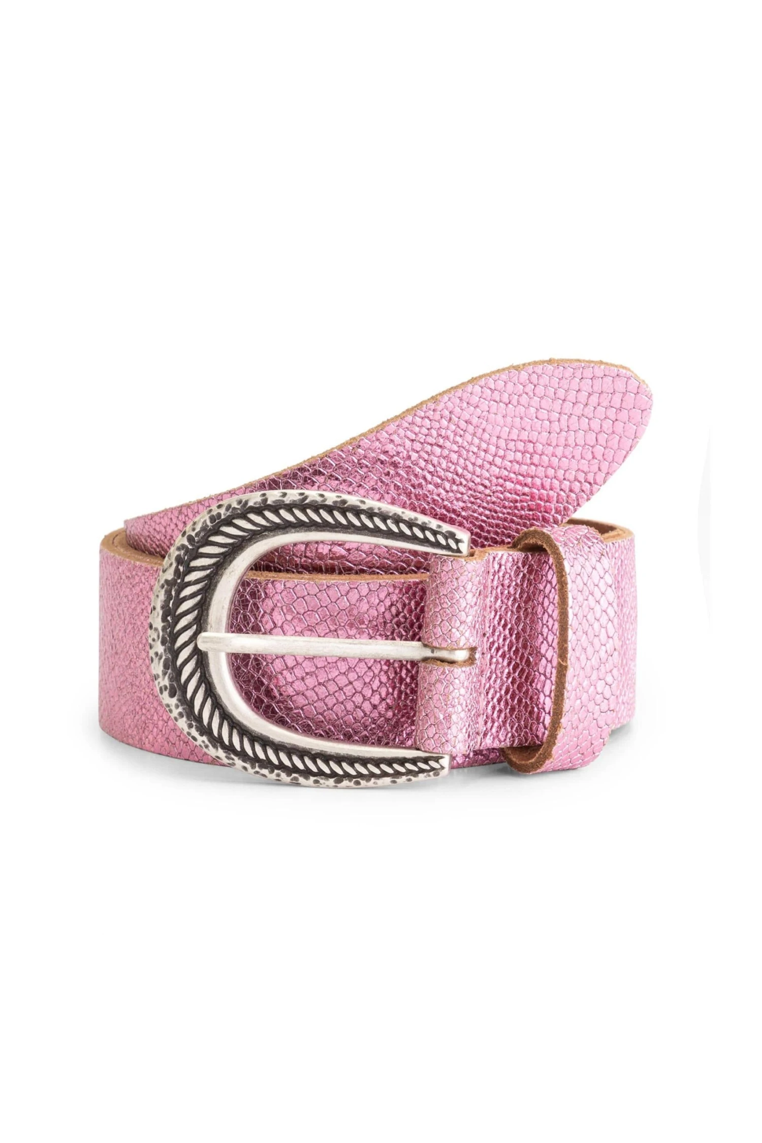 BELT - Snake Vibrant Pink 4 BELT - Snake Vibrant Pink - Image 2