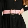 BELT - Lola Powder Pink 2 BELT - Lola Powder Pink -Pom Amsterdam pom amsterdam belts pink 75 belt lola powder pink 54896751313240