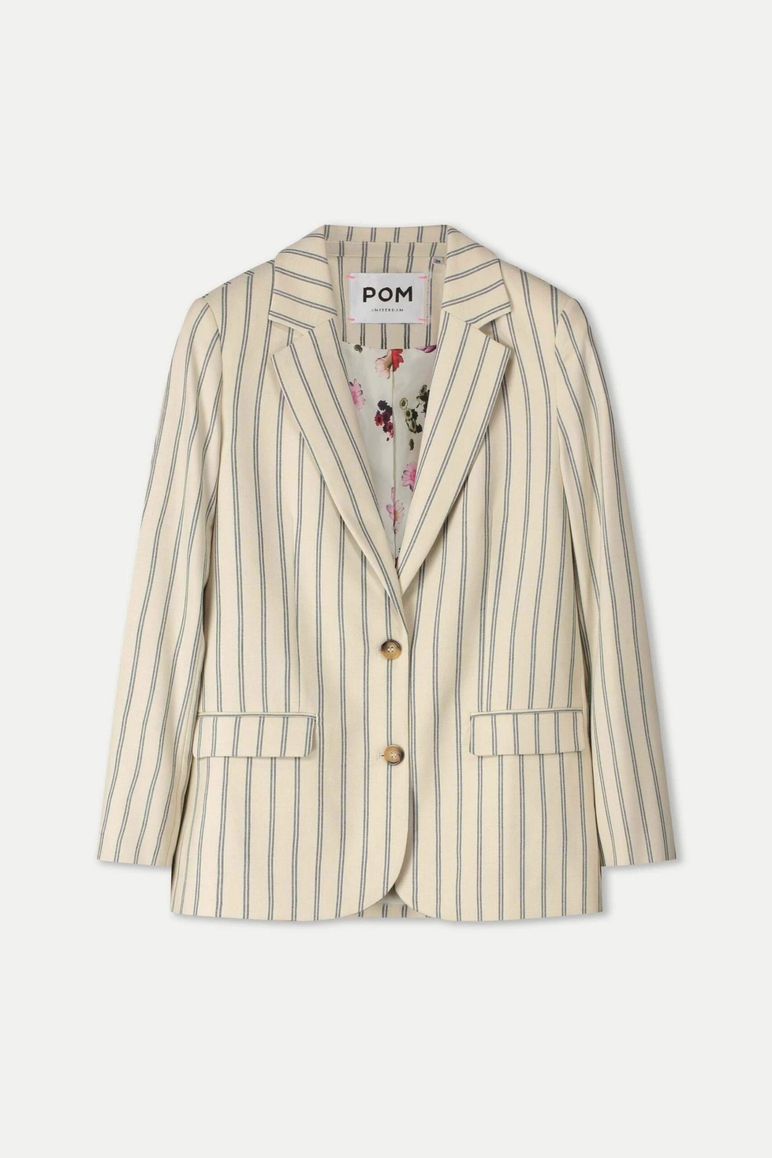 BLAZER - Striped Cream 4 BLAZER - Striped Cream - Image 2