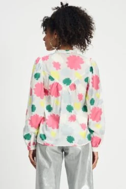 BLOUSE - Bouquet Multi 11 BLOUSE - Bouquet Multi -Pom Amsterdam pom amsterdam blouses blouse bouquet multi 1141179319