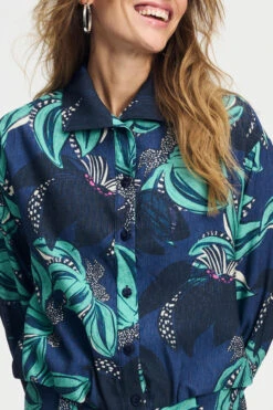 BLOUSE - Delicacy Green 13 BLOUSE - Delicacy Green -Pom Amsterdam pom amsterdam blouses blouse delicacy green 1140753734