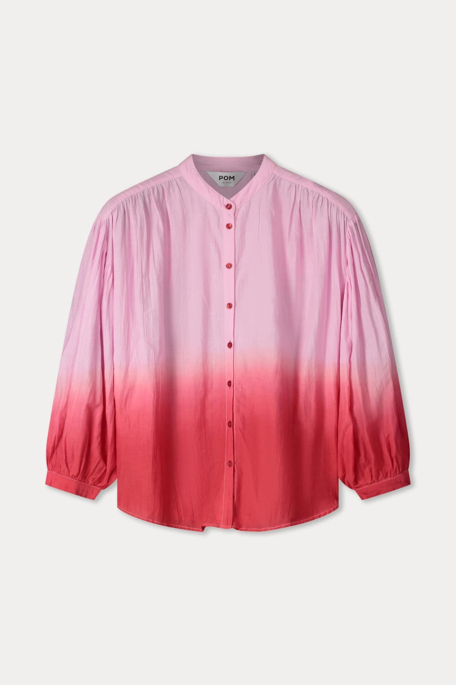 BLOUSE - Faded Scarlet Red 4 BLOUSE - Faded Scarlet Red - Image 2