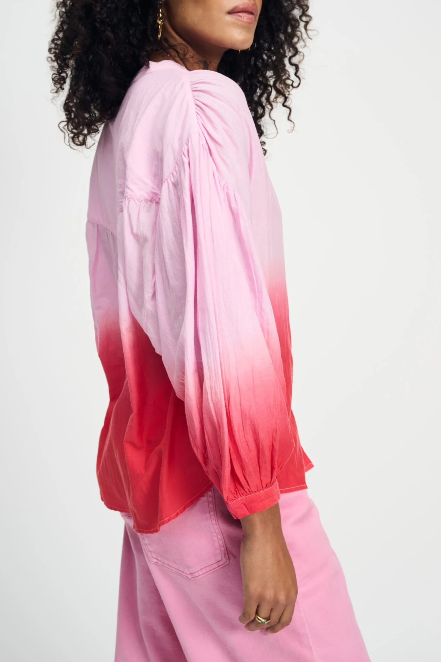 BLOUSE - Faded Scarlet Red 7 BLOUSE - Faded Scarlet Red - Image 5