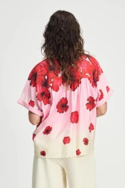 BLOUSE - Flower Bouquet 9 BLOUSE - Flower Bouquet -Pom Amsterdam pom amsterdam blouses blouse flower bouquet 1141179310