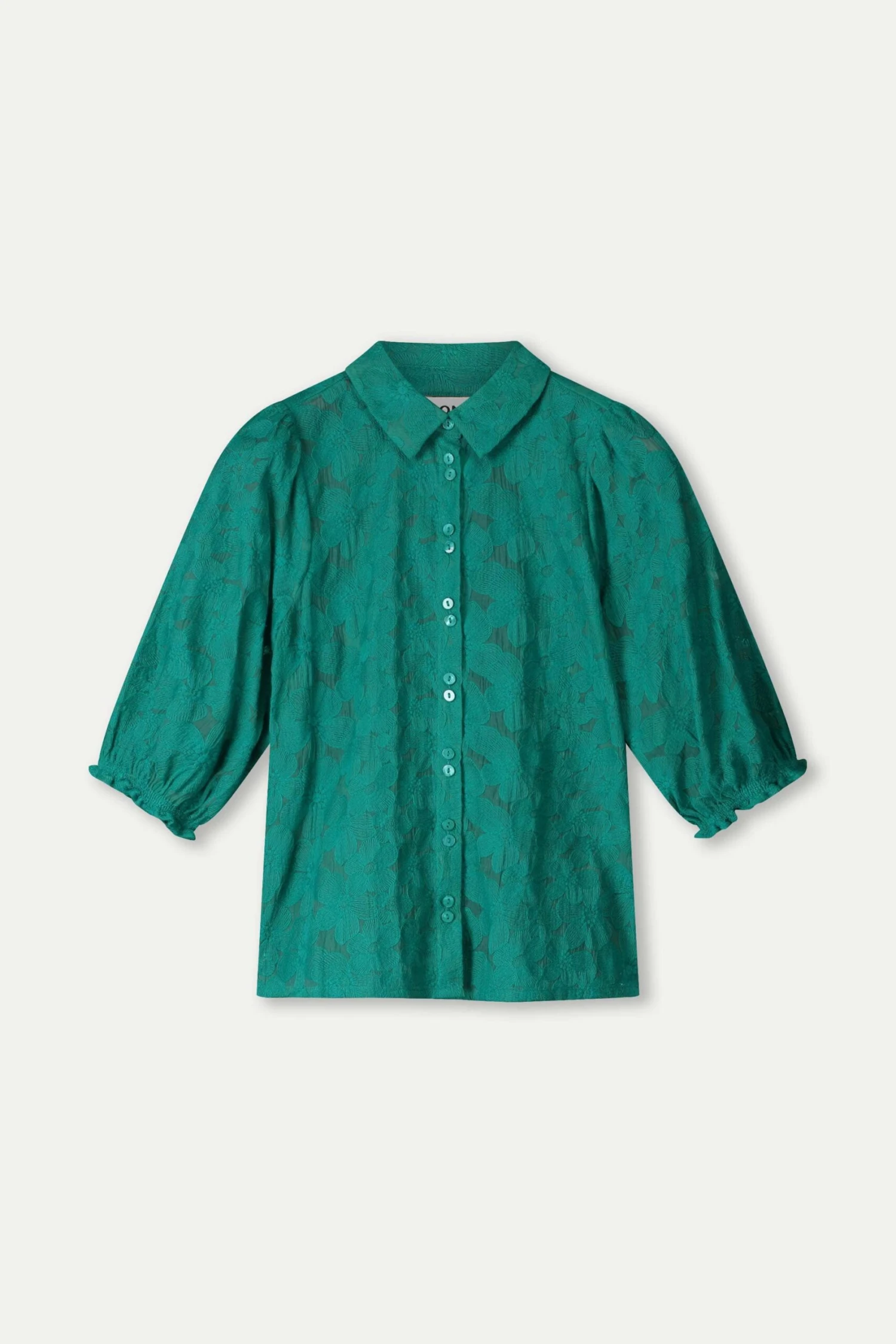 BLOUSE - Fresh Green 4 BLOUSE - Fresh Green - Image 2