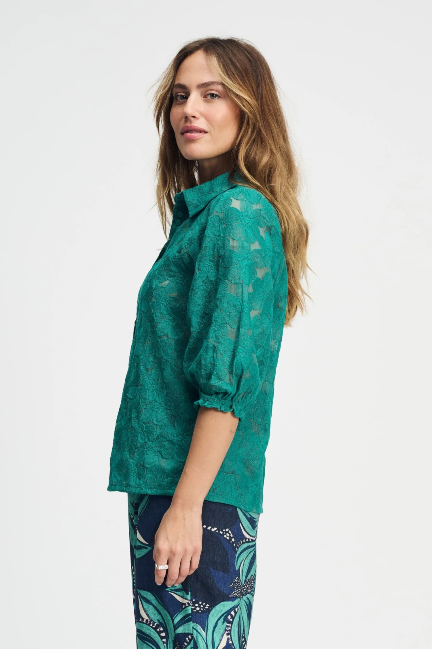 BLOUSE - Fresh Green 5 BLOUSE - Fresh Green - Image 3