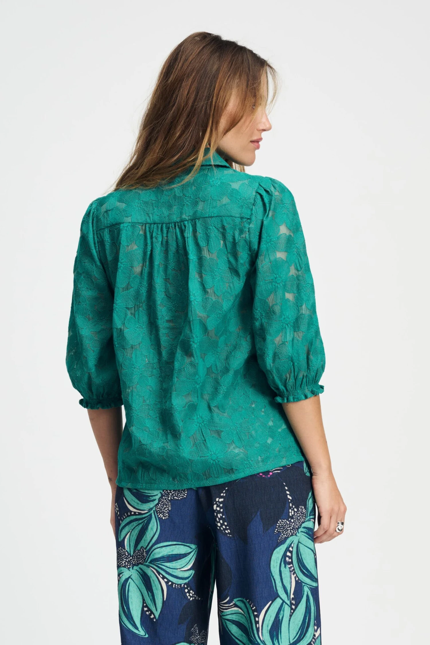 BLOUSE - Fresh Green 6 BLOUSE - Fresh Green - Image 4