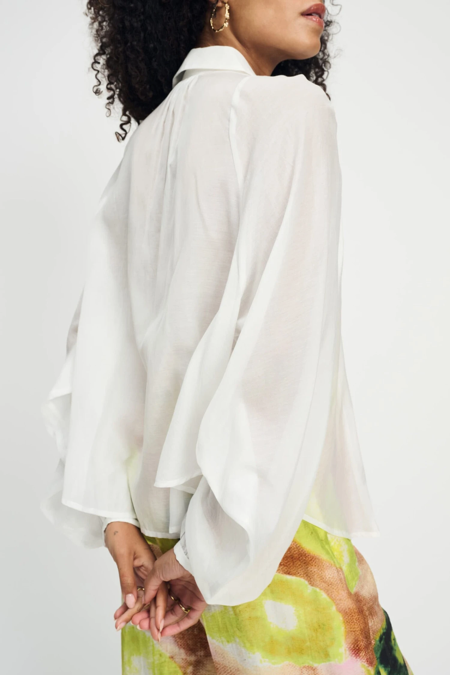 BLOUSE - Lena Crispy White 5 BLOUSE - Lena Crispy White - Image 3