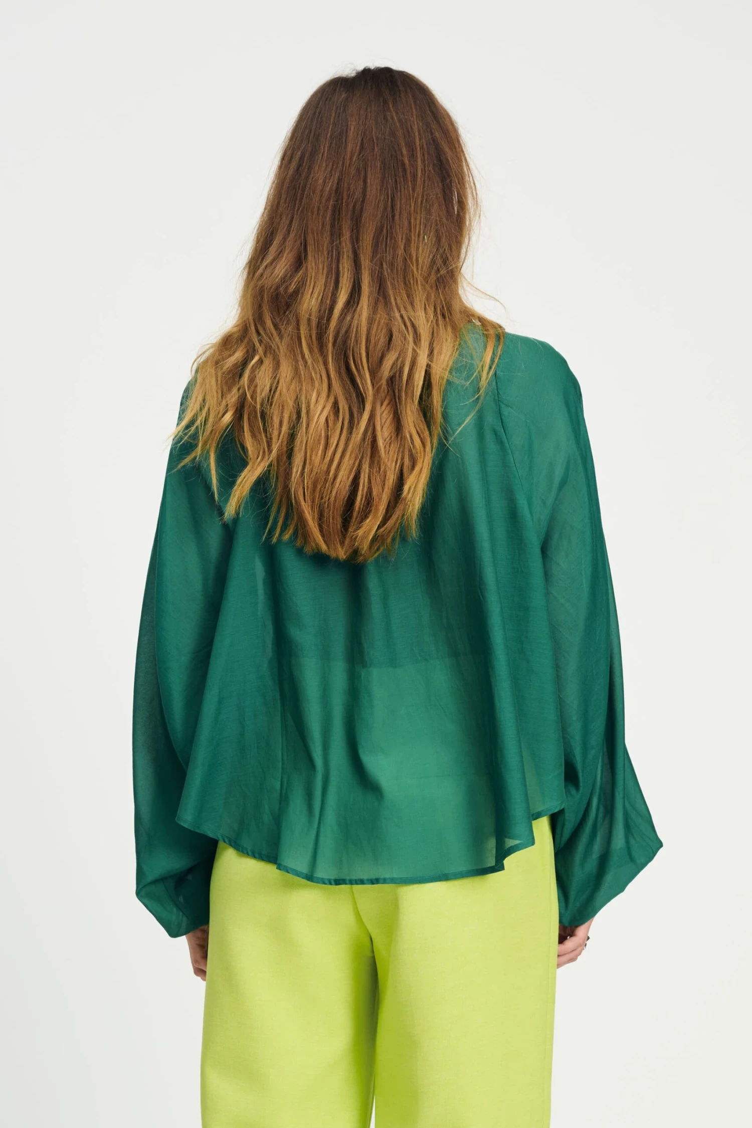BLOUSE - Lena Meadow Green 6 BLOUSE - Lena Meadow Green - Image 4