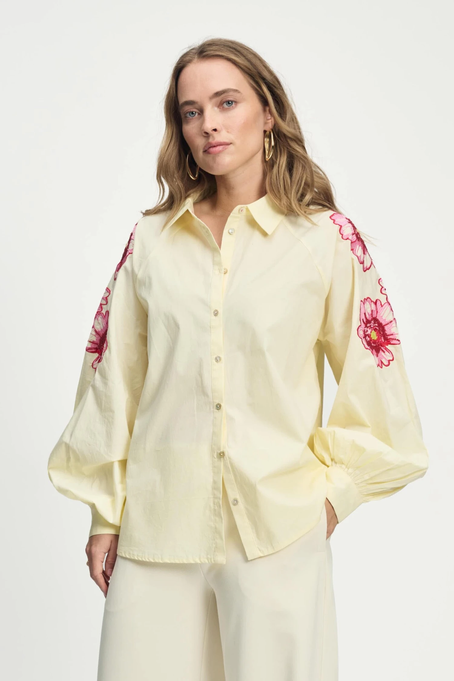 BLOUSE - Lexi Bouquet Cream 5 BLOUSE - Lexi Bouquet Cream - Image 3