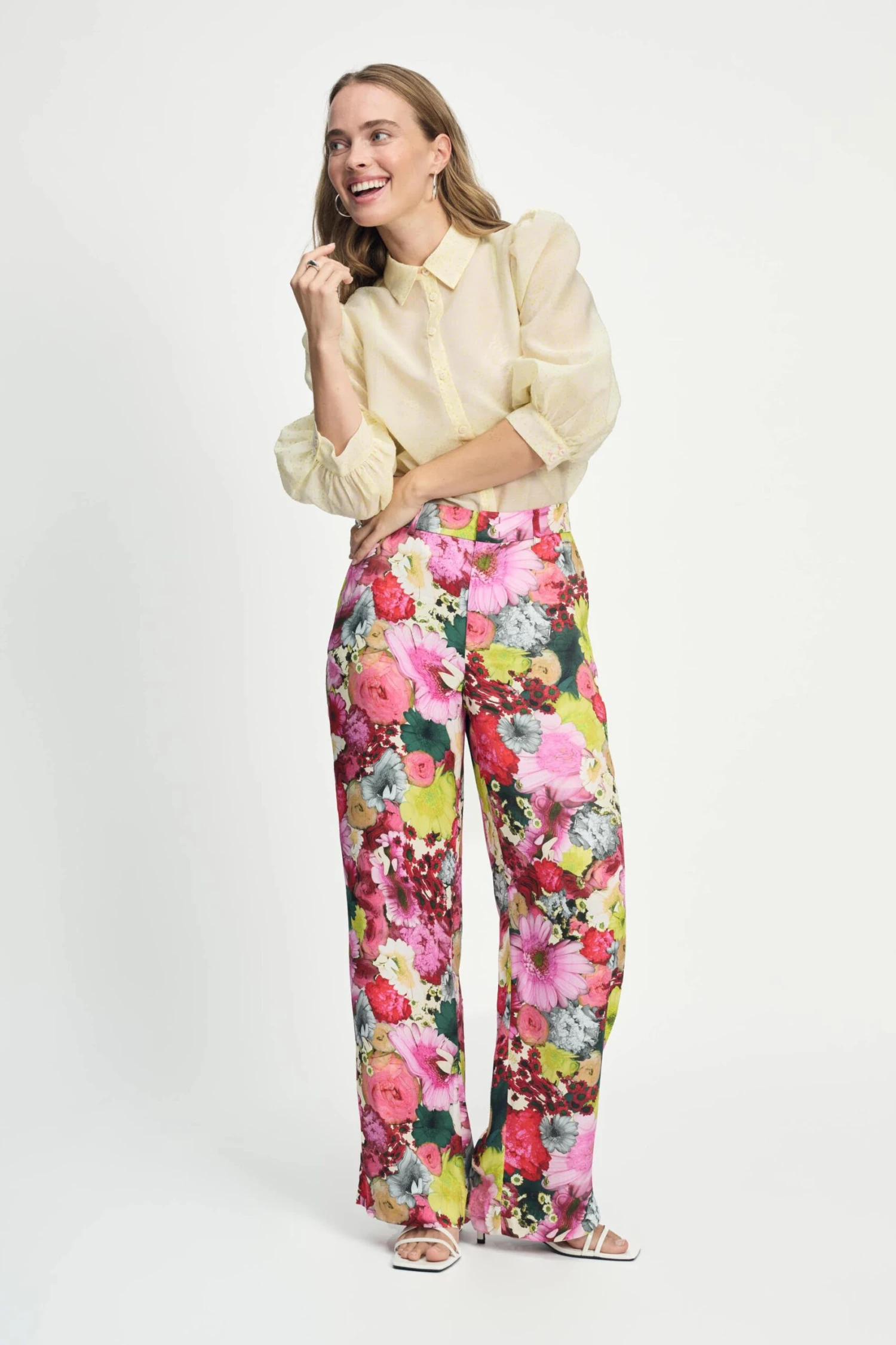 BLOUSE - Lime Dots 8 BLOUSE - Lime Dots - Image 6