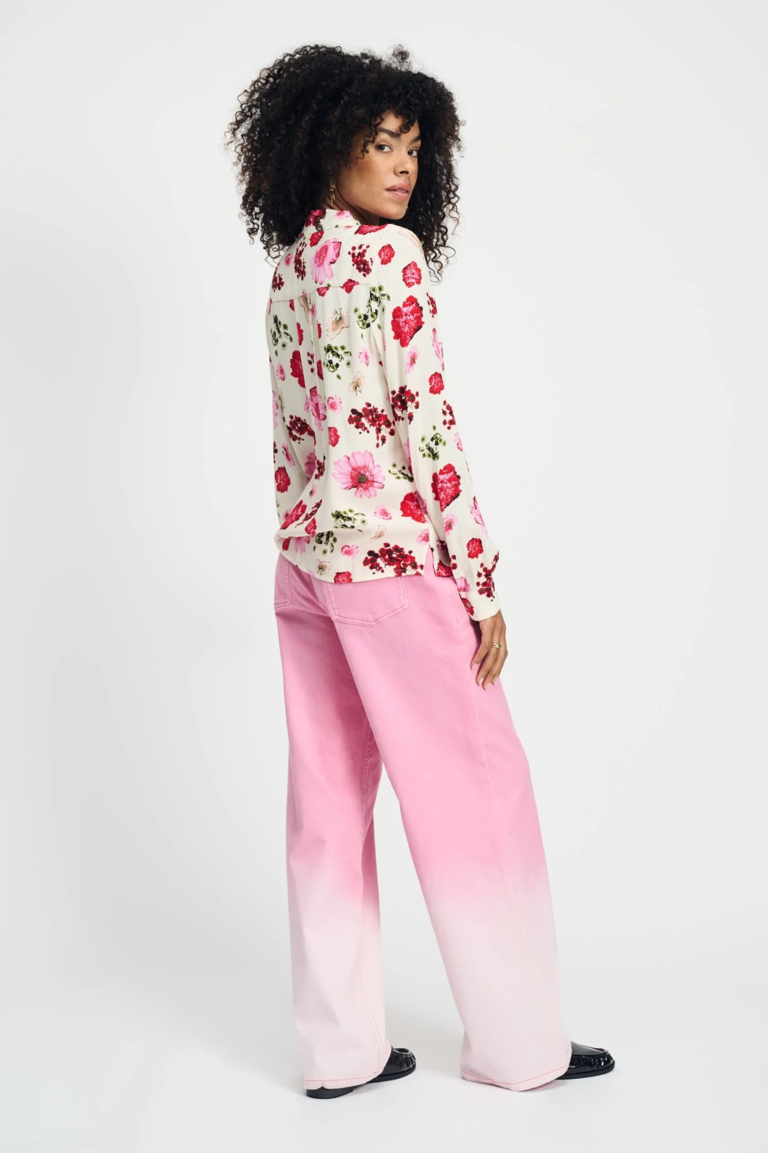 BLOUSE - Mila Bouquet Cream 5 BLOUSE - Mila Bouquet Cream - Image 3