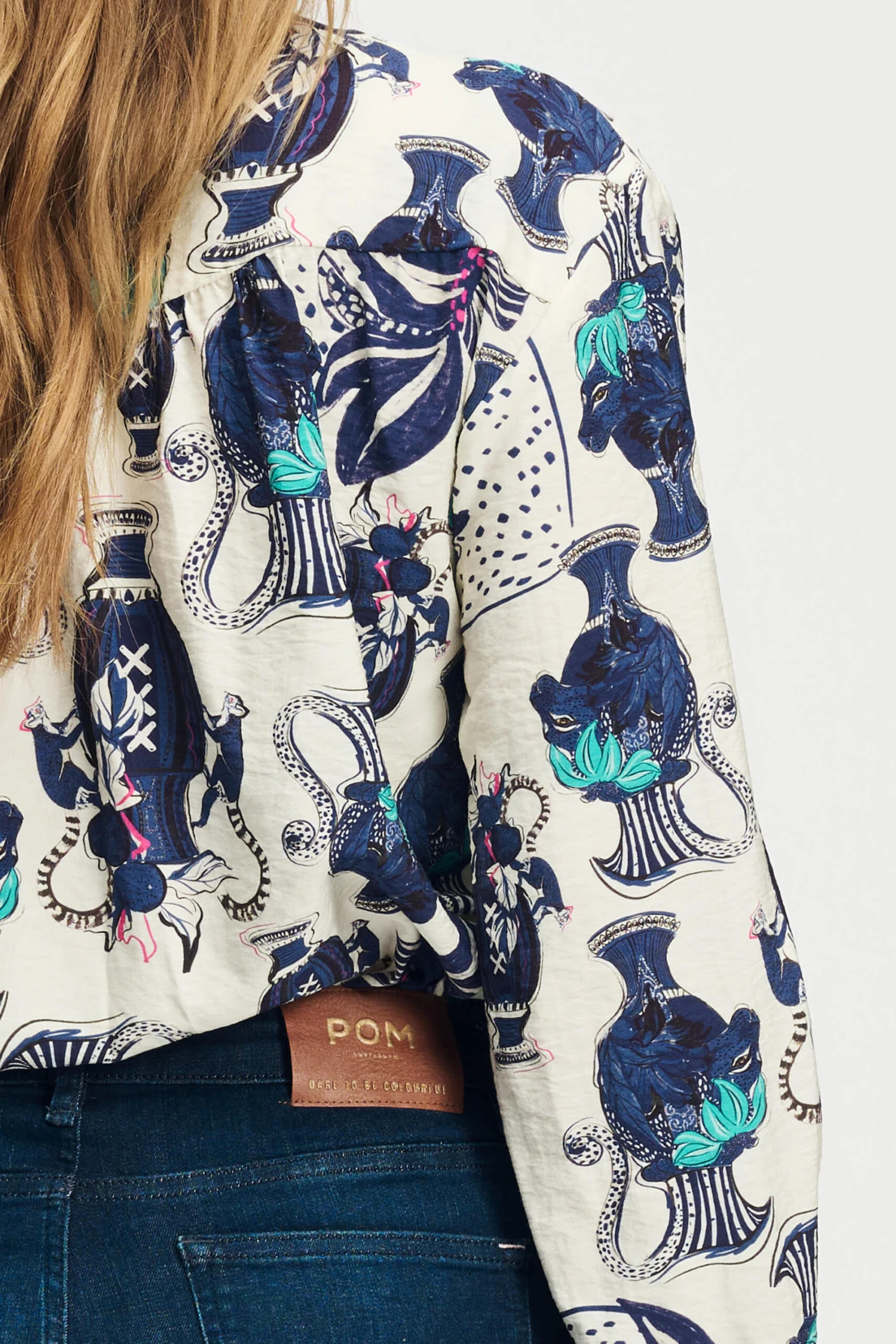 BLOUSE - Milly Vases Cream 8 BLOUSE - Milly Vases Cream - Image 6