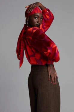 BLOUSE - Naomi 10 BLOUSE - Naomi -Pom Amsterdam pom amsterdam blouses blouse naomi 57692522447192