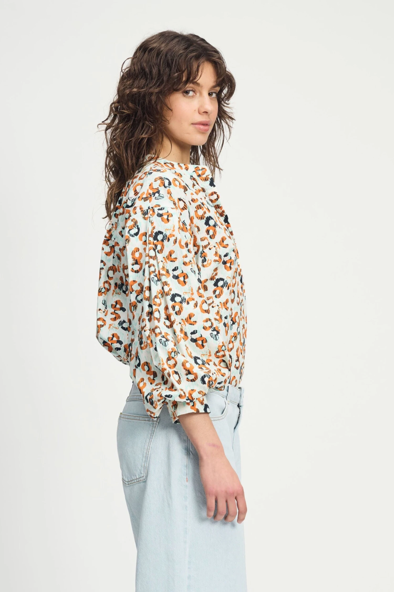 BLOUSE - Poplin Leopard Lush 5 BLOUSE - Poplin Leopard Lush - Image 3