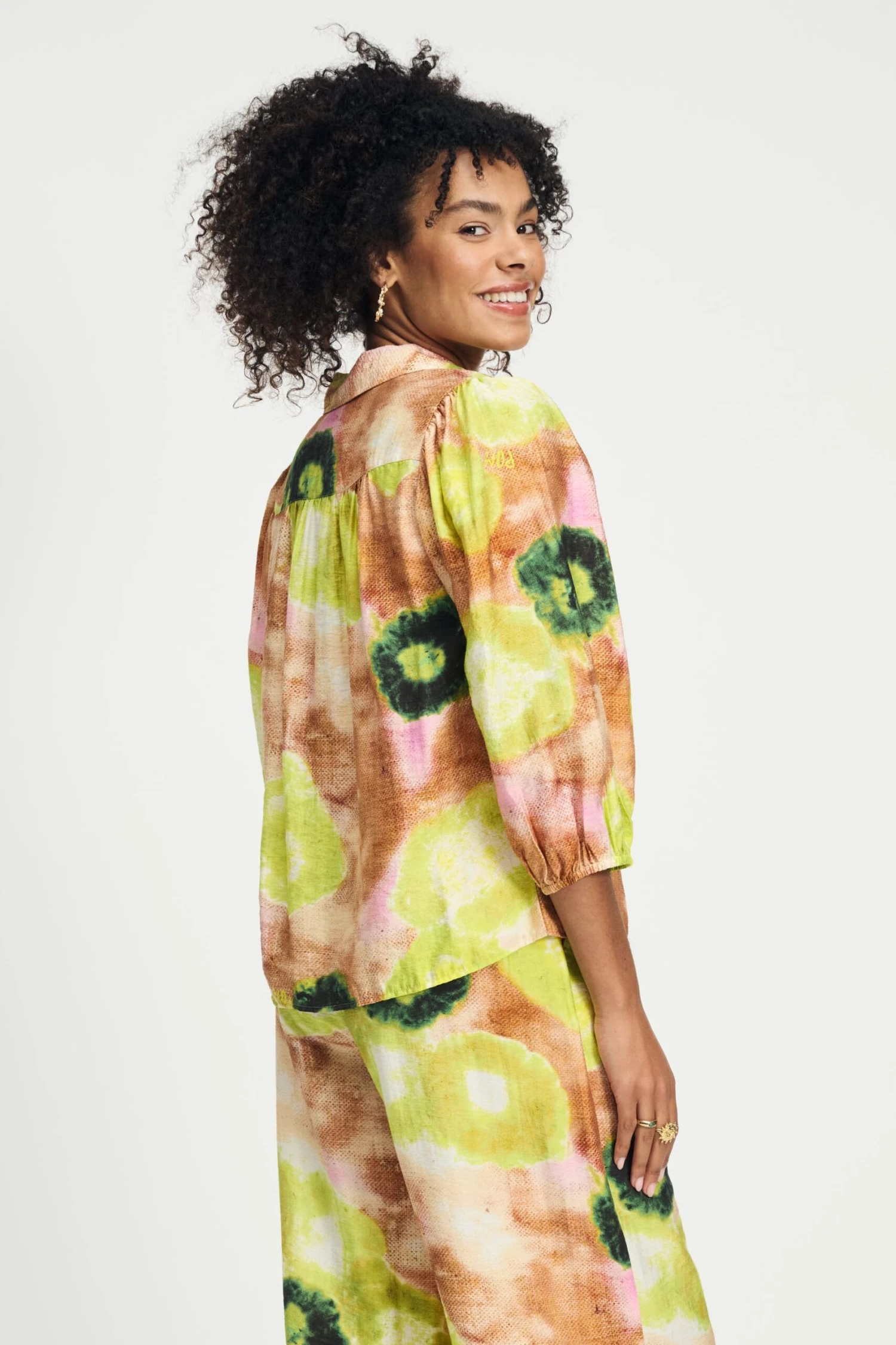 BLOUSE - Summer Bliss Lime 6 BLOUSE - Summer Bliss Lime - Image 4