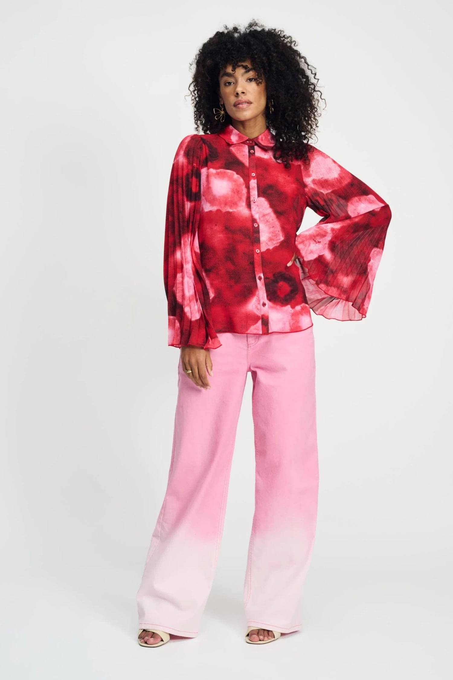 BLOUSE - Summer Bliss Red 7 BLOUSE - Summer Bliss Red - Image 5