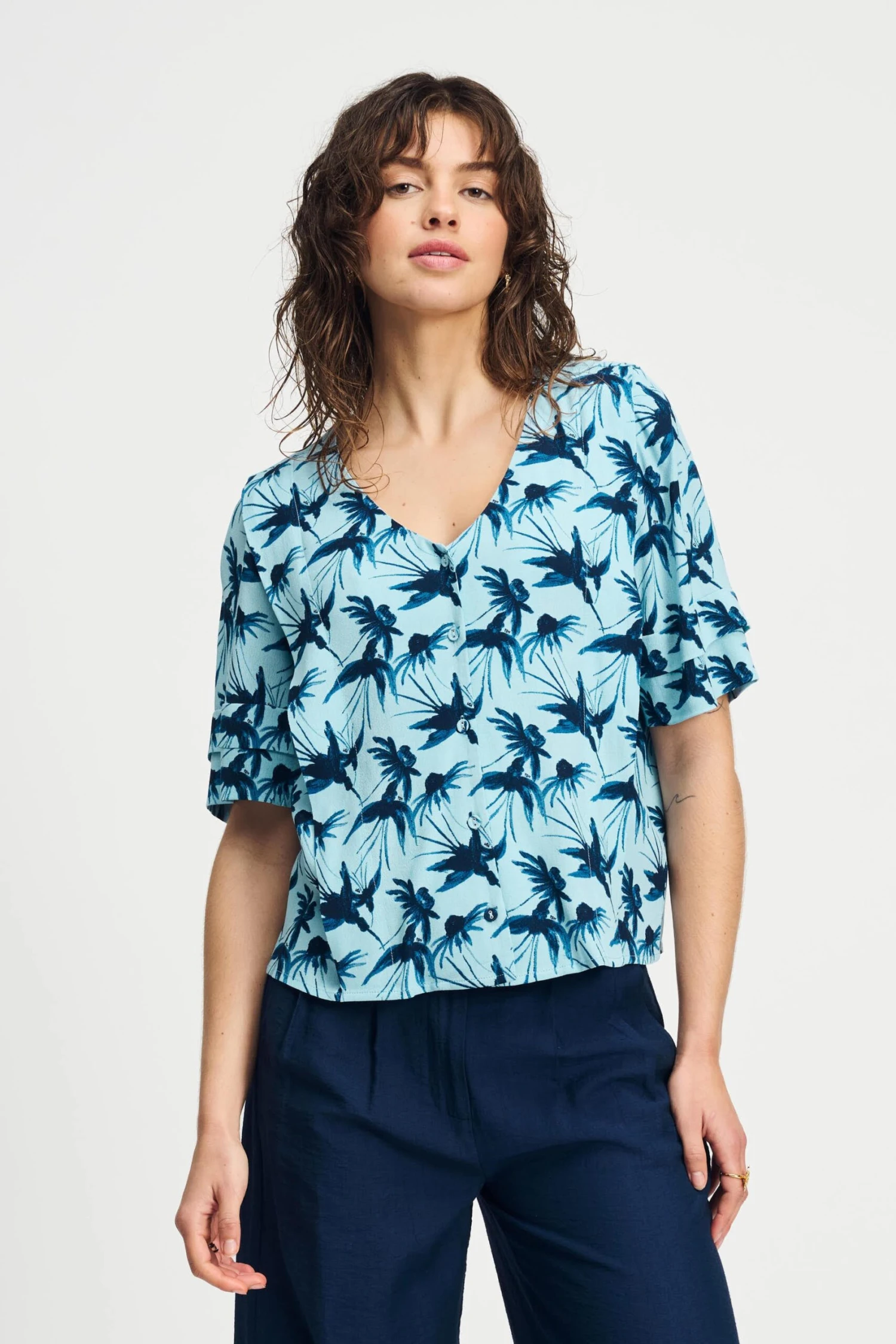 BLOUSE - Artisan Blue 3 BLOUSE - Artisan Blue