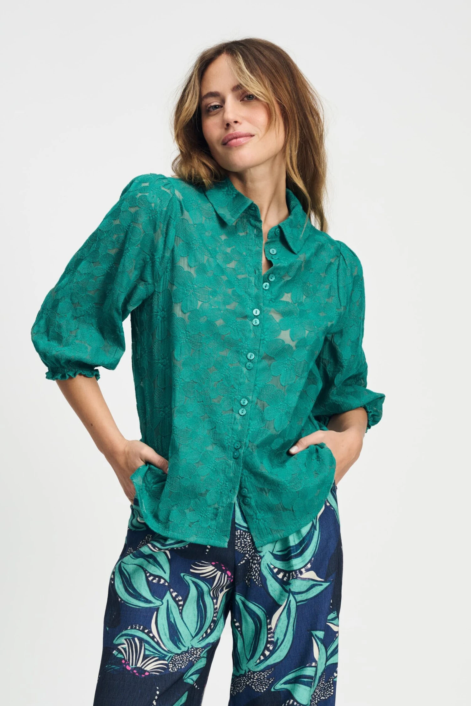 BLOUSE - Fresh Green 3 BLOUSE - Fresh Green