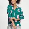 BLOUSE - Mila Meadow Flowers Green