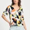 BLOUSE - Paradise 1 BLOUSE - Paradise -Pom Amsterdam pom amsterdam blouses multi colour 34 blouse paradise 1144823100