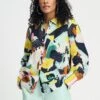 BLOUSE - Paradise Linen 1 BLOUSE - Paradise Linen -Pom Amsterdam pom amsterdam blouses multi colour 34 blouse paradise linen 1146199414