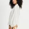 BLOUSE - Lena Crispy White 2 BLOUSE - Lena Crispy White -Pom Amsterdam pom amsterdam blouses white 34 blouse lena crispy white 1144881592