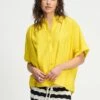 BLOUSE - Summer Yellow 2 BLOUSE - Summer Yellow -Pom Amsterdam pom amsterdam blouses yellow 34 blouse summer yellow 1144823020