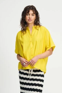 Pom Amsterdam 48 BLOUSE - Summer Yellow