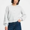 CARDIGAN - Grigio 1 CARDIGAN - Grigio -Pom Amsterdam pom amsterdam cardigans grey 34 cardigan grigio 1184866040