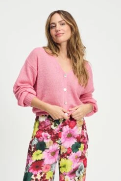 CARDIGAN - Raspberry