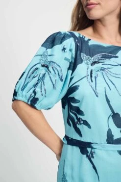 DRESS - Artisan Blue Sequins 13 DRESS - Artisan Blue Sequins -Pom Amsterdam pom amsterdam dresses dress artisan blue sequins 1176772131