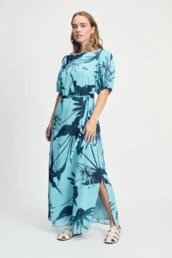 DRESS - Artisan Blue Sequins 10 DRESS - Artisan Blue Sequins -Pom Amsterdam pom amsterdam dresses dress artisan blue sequins 1176772134