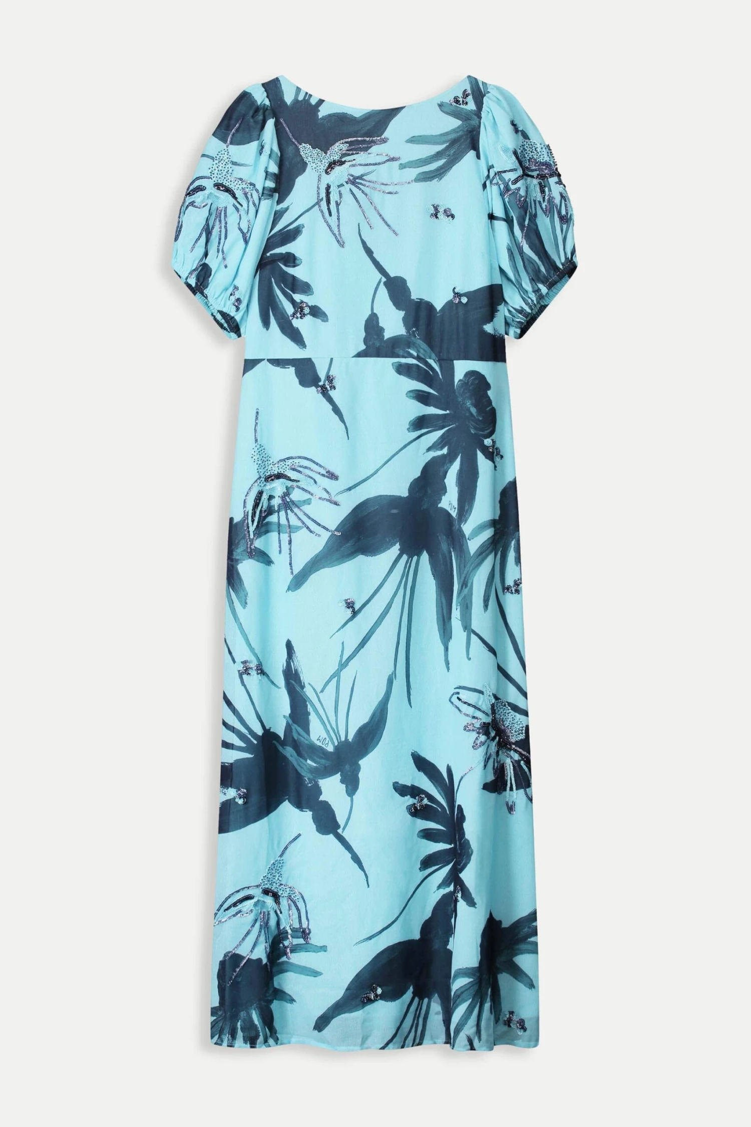 DRESS - Artisan Blue Sequins 4 DRESS - Artisan Blue Sequins - Image 2