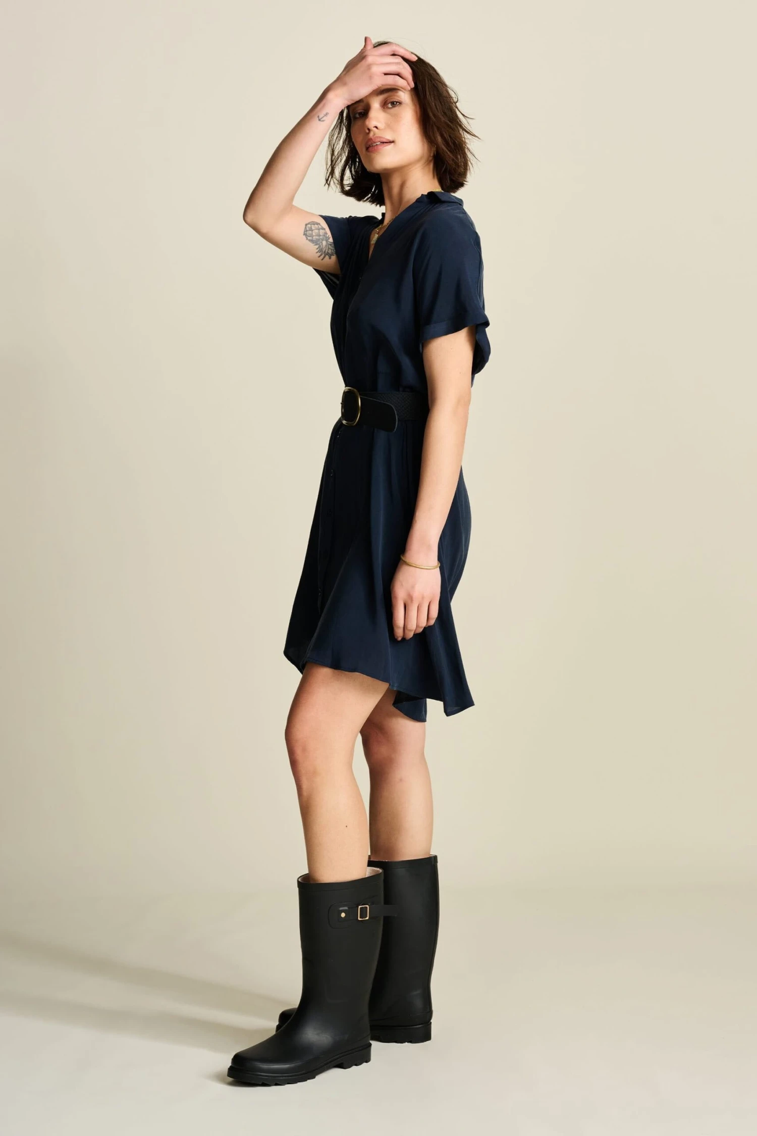 DRESS - Bobby Lynn Dark Navy 7 DRESS - Bobby Lynn Dark Navy - Image 5
