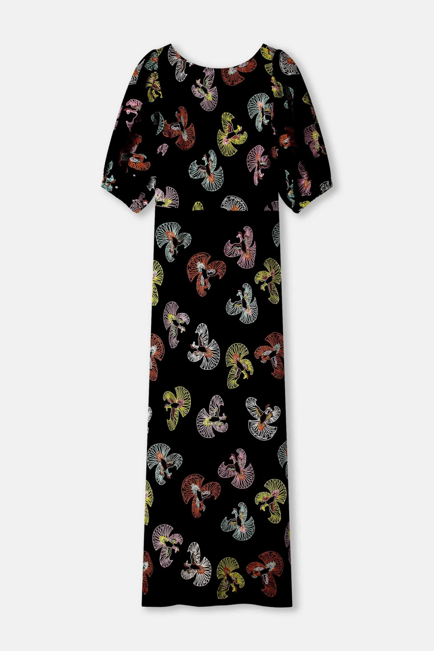 DRESS - Embroidery Sky Black 4 DRESS - Embroidery Sky Black - Image 2