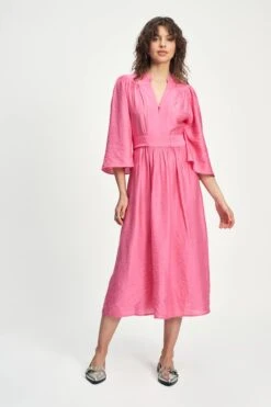 DRESS - Imperial Raspberry 10 DRESS - Imperial Raspberry -Pom Amsterdam pom amsterdam dresses dress imperial raspberry 1144334498