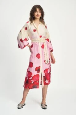DRESS - Lise Flower Bouquet 11 DRESS - Lise Flower Bouquet -Pom Amsterdam pom amsterdam dresses dress lise flower bouquet 1131705555