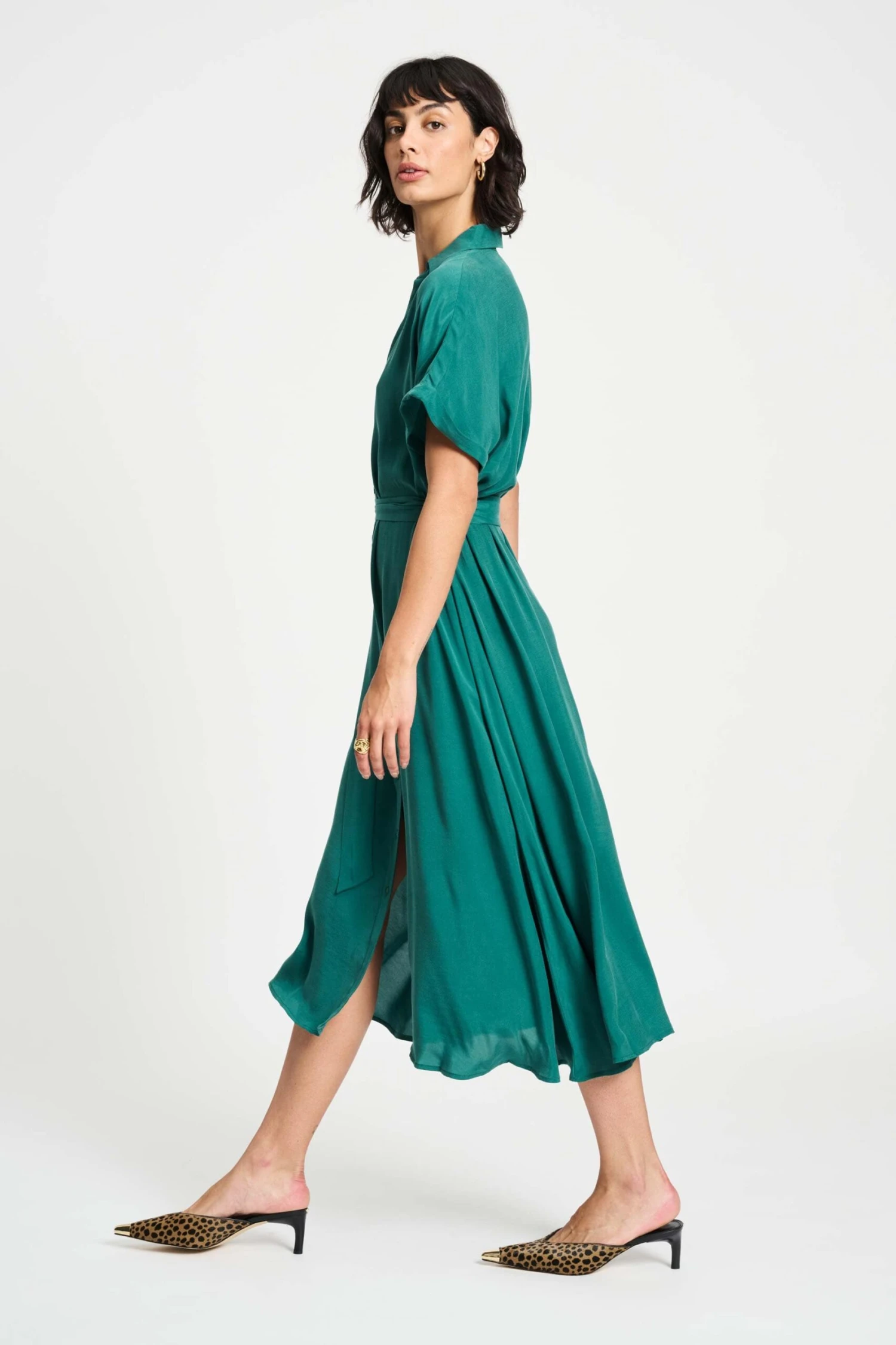DRESS - Lynn Pacific Green 6 DRESS - Lynn Pacific Green - Image 4