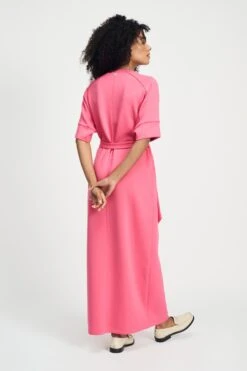 DRESS - Nora Raspberry 11 DRESS - Nora Raspberry -Pom Amsterdam pom amsterdam dresses dress nora raspberry 1130662451