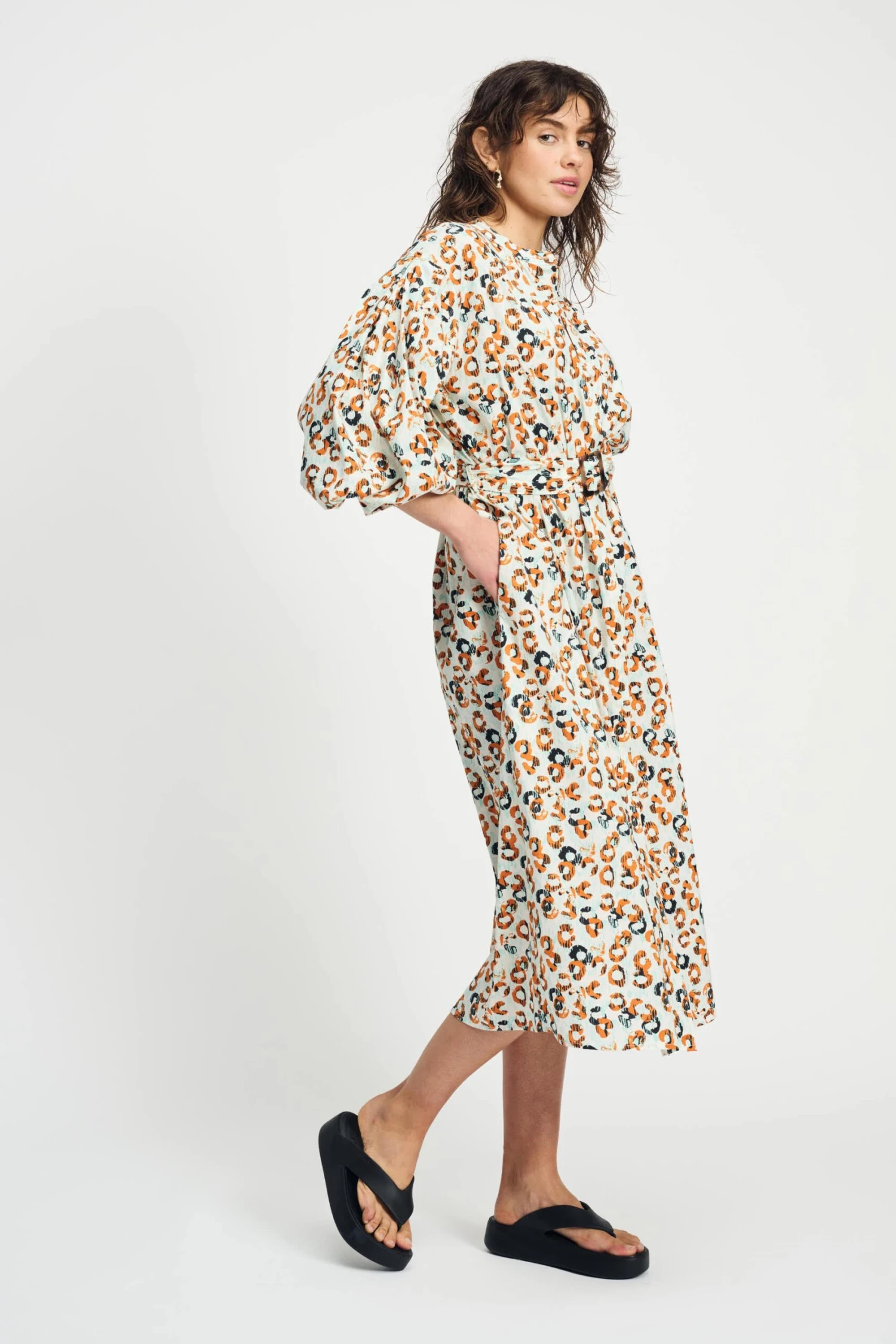 DRESS - Poplin Leopard Lush 6 DRESS - Poplin Leopard Lush - Image 4