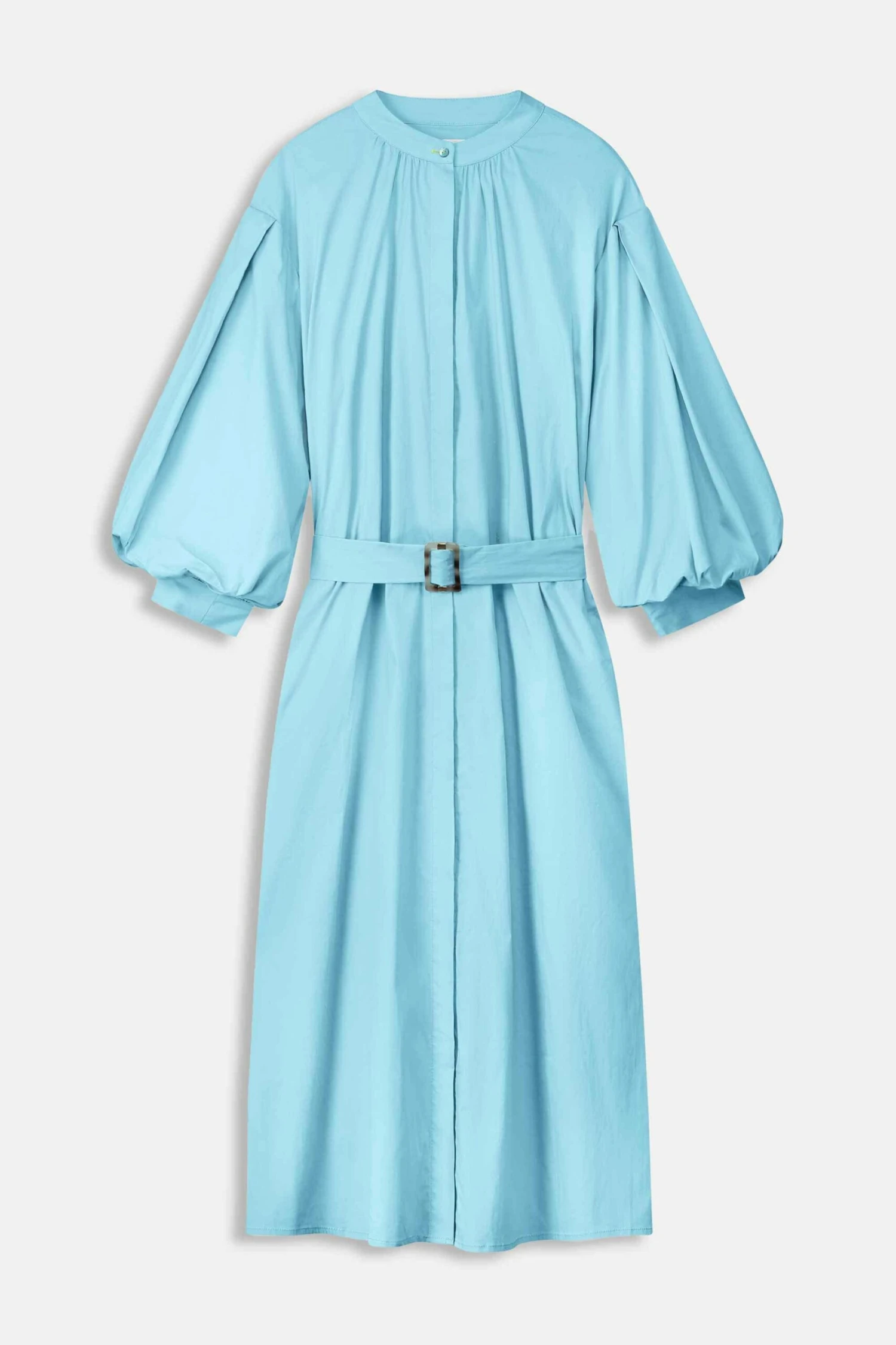 DRESS - Poplin Sky Blue 4 DRESS - Poplin Sky Blue - Image 2