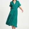 DRESS - Lynn Pacific Green 2 DRESS - Lynn Pacific Green -Pom Amsterdam pom amsterdam dresses green 34 dress lynn pacific green 1184866010