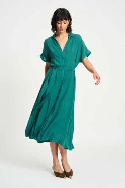 DRESS - Lynn Pacific Green