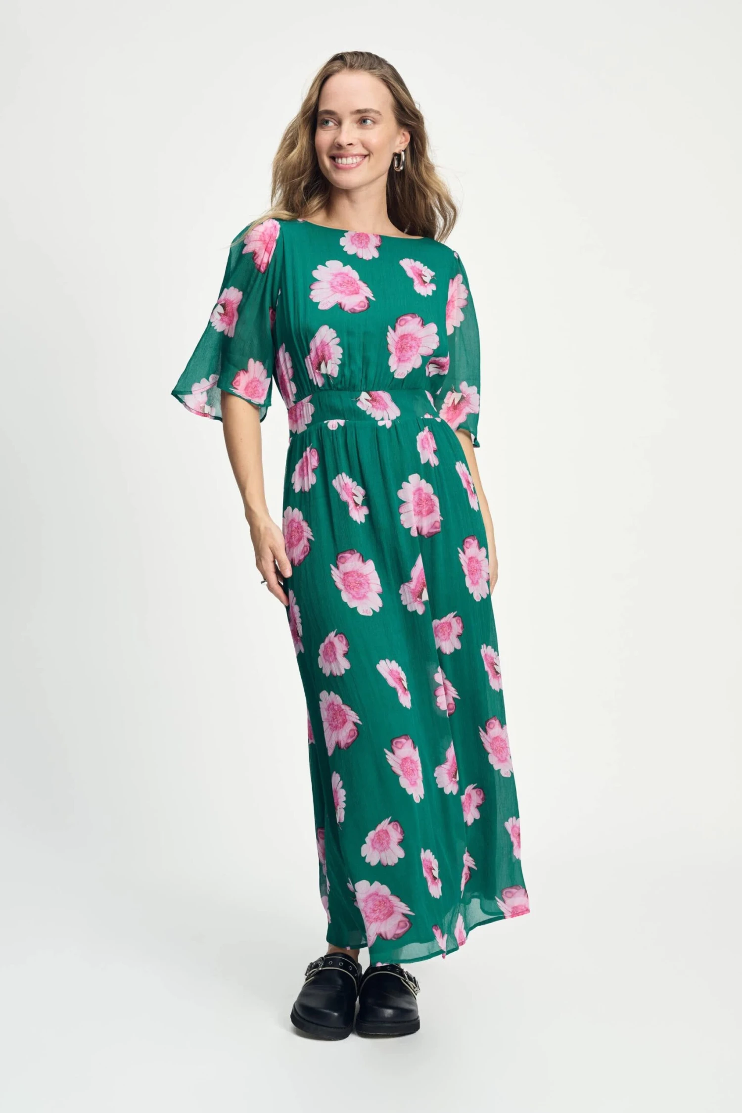 DRESS - Meadow Flowers Green 3 DRESS - Meadow Flowers Green