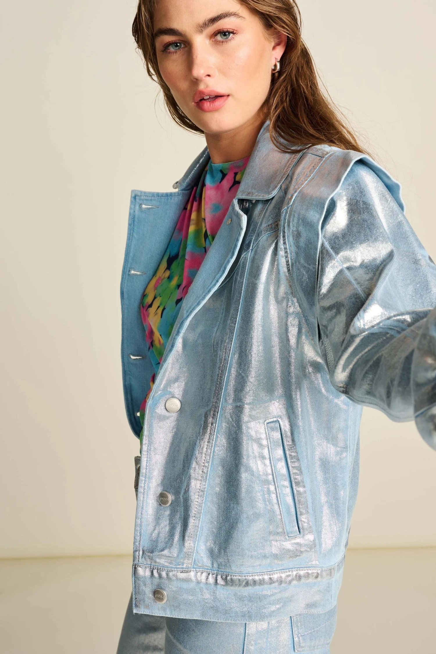 JACKET - Denim Metallic 3 JACKET - Denim Metallic