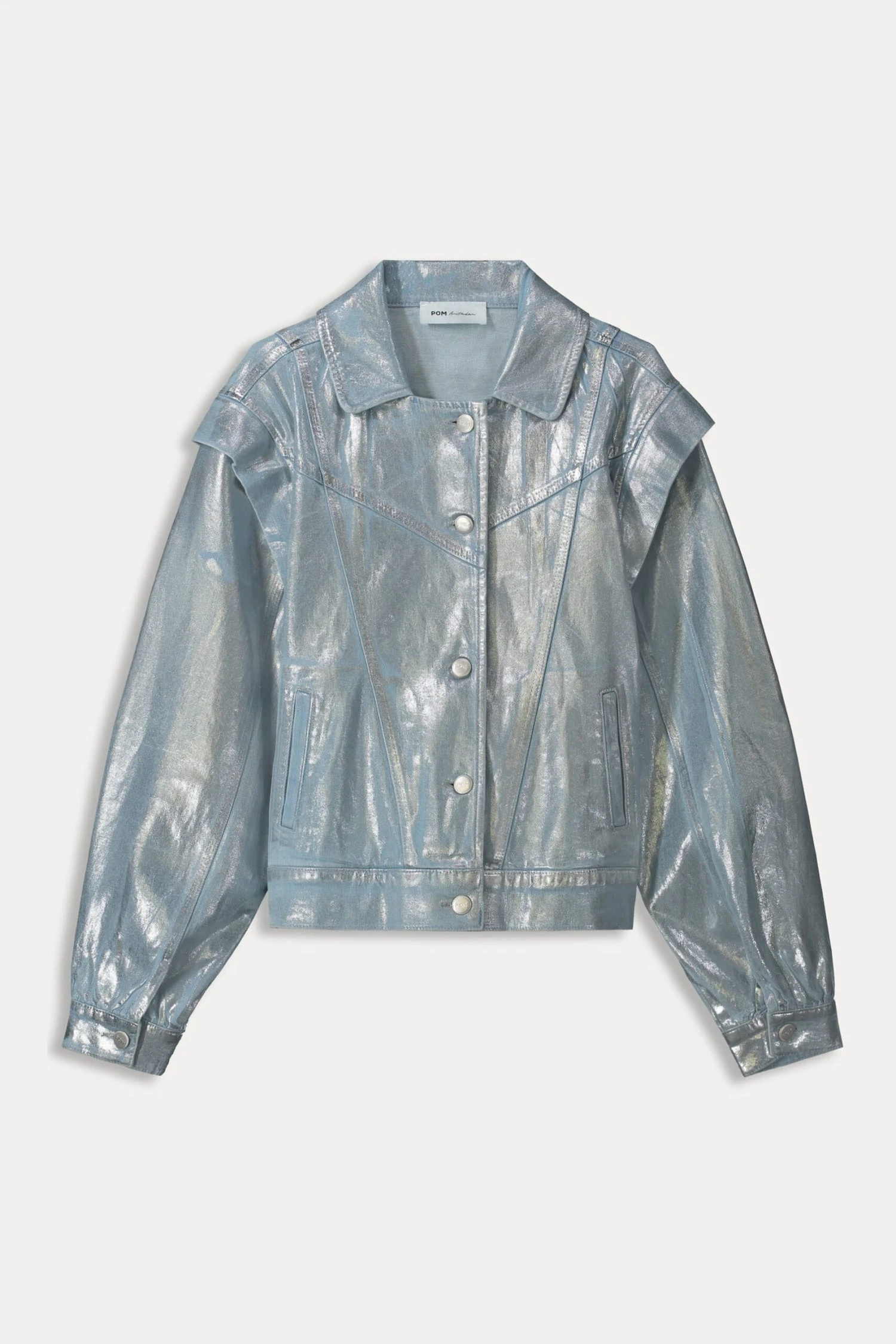 JACKET - Denim Metallic 4 JACKET - Denim Metallic - Image 2