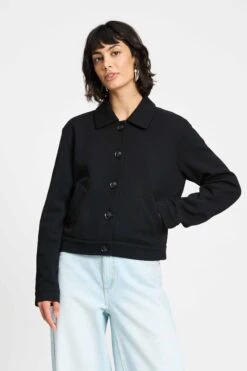 JACKET - Iris Black 10 JACKET - Iris Black -Pom Amsterdam pom amsterdam jackets jacket iris black 1183208580