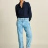 JEANS - Eline Straight Mid Blue -Pom Amsterdam pom amsterdam jeans blue 34 jeans eline straight mid blue 57004761973080