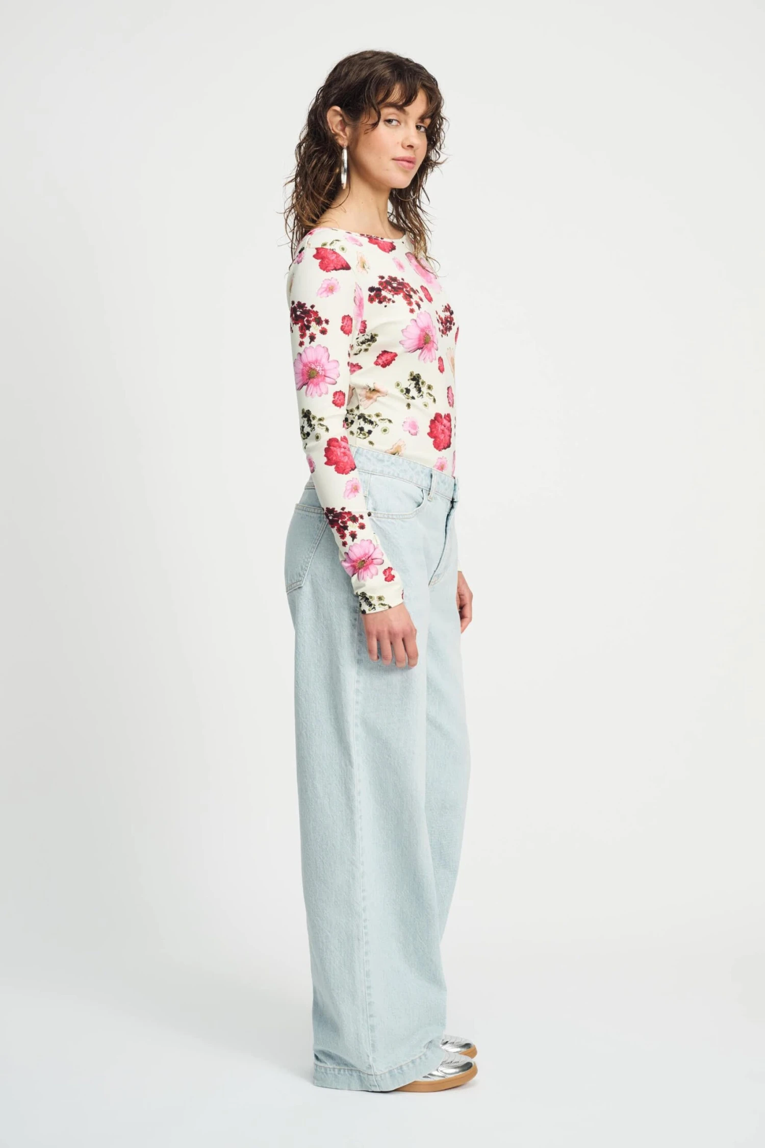 JEANS - Baggy Wide Leg Ultra Light Blue 5 JEANS - Baggy Wide Leg Ultra Light Blue - Image 3